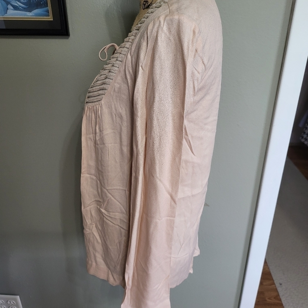 Ella Moss Boho Top with Tie - Picture 6 of 6
